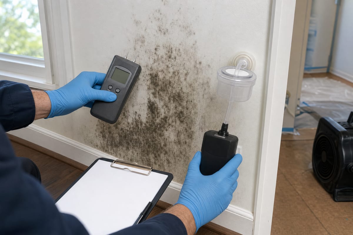 Mold Inspection & Testing work
